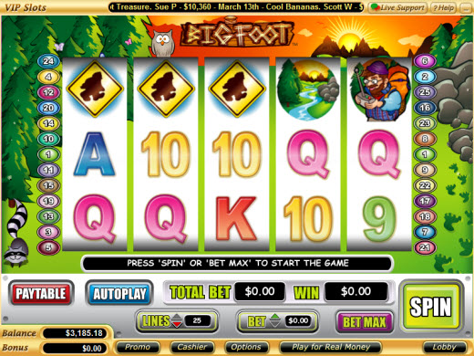 Big Foot Video Slot Preview