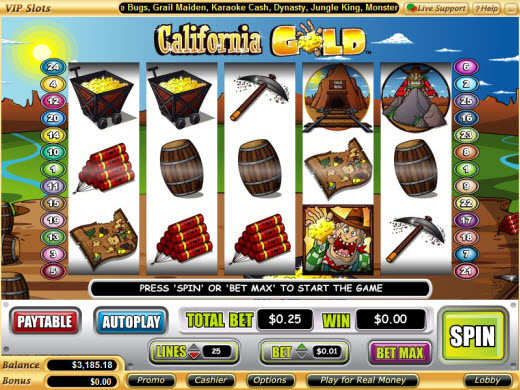 California Gold Video Slot Preview