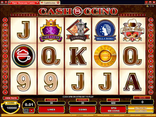 CashOccino Video Slot Game Preview