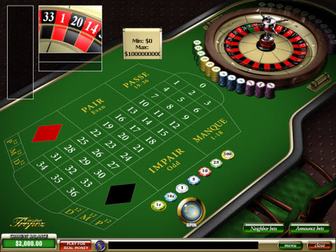 Casino Tropez French Roulette Preview