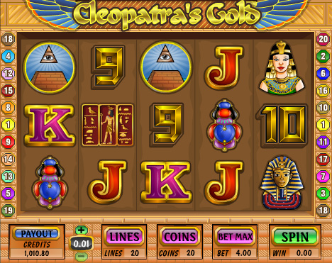 Cleopatra's Gold Video Slot Game