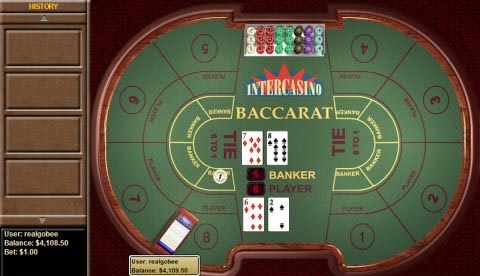 Cryptologic Full Table Baccarat