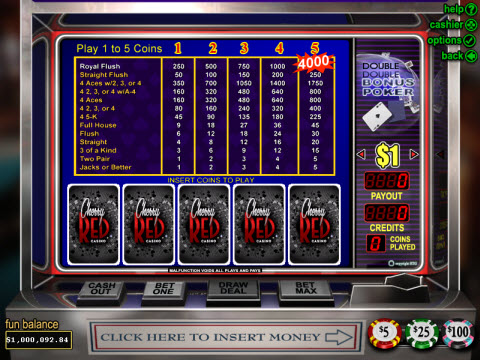 Realtime Gaming Double Double Bonus Poker Preview