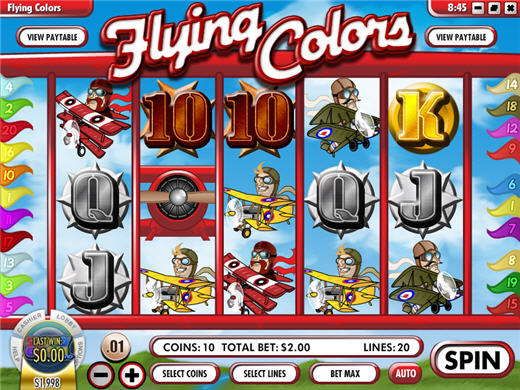 Flying Color Online Casino Video Slot Preview