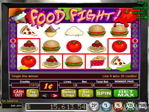 Realtime Gaming Food Fight Video Slot Preview