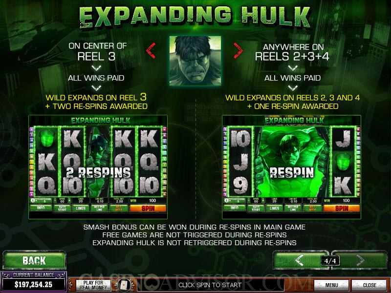 Казино Incredible Hulk
