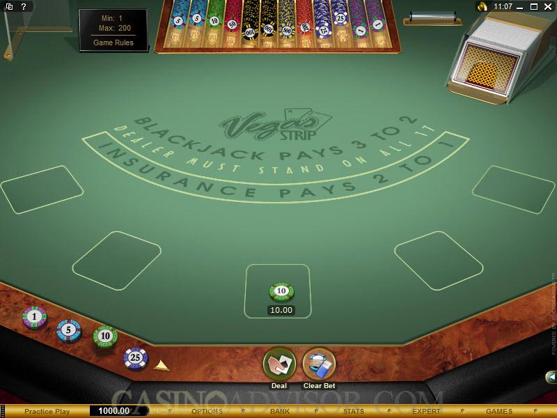 Play Vegas Strip Blackjack For Free at.