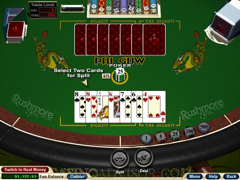 Pai Gow Poker Online Pai Gow Poker Online