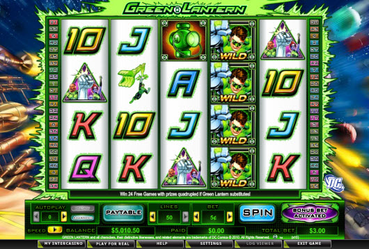 Green Lantern Video Slot Preview