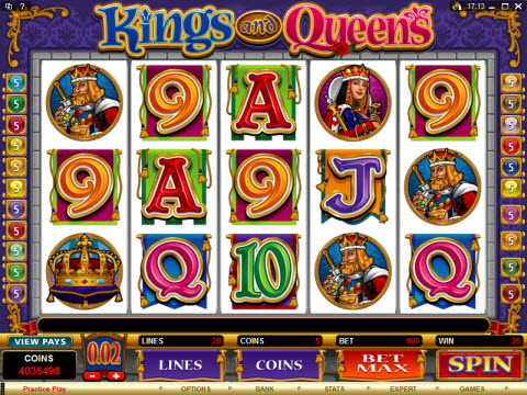 Microgaming Kings and Queens Video Slot Preview