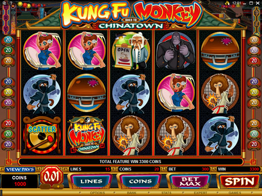 KungFu Monkey New Online Casino Slot