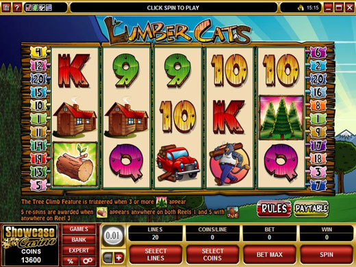 Lumber Cats Video Slot Preview