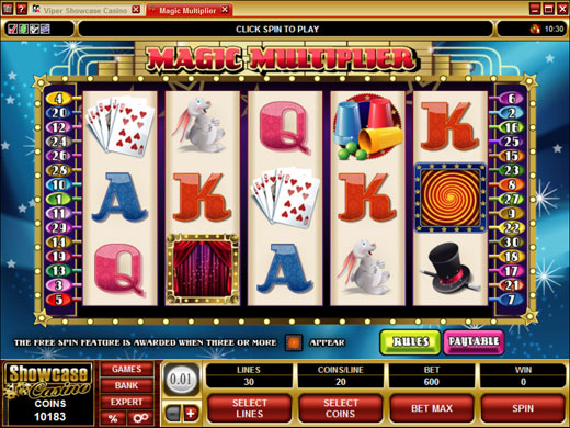 Magic Multiplier Video Slot Preview