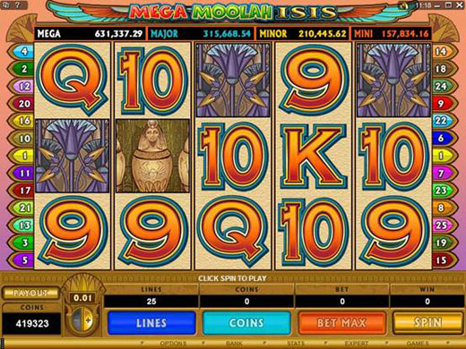 Mega Moolah Video Slot Preview