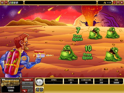 Monster Meteors Video Slot Bonus Preview