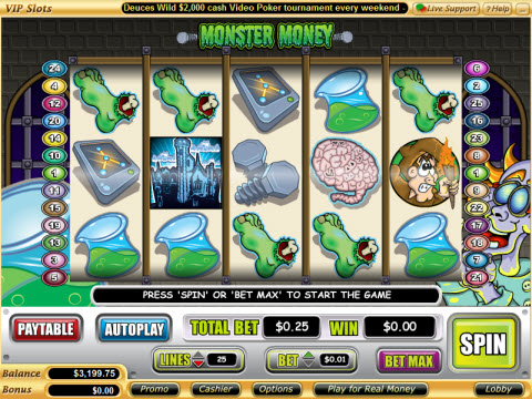 online casino and free money