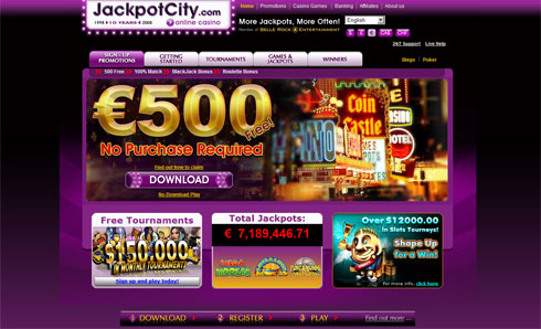 New Jackpot City Casino Website Preview