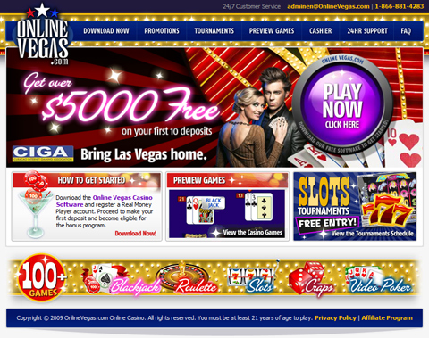 New Online Vegas Casino Website