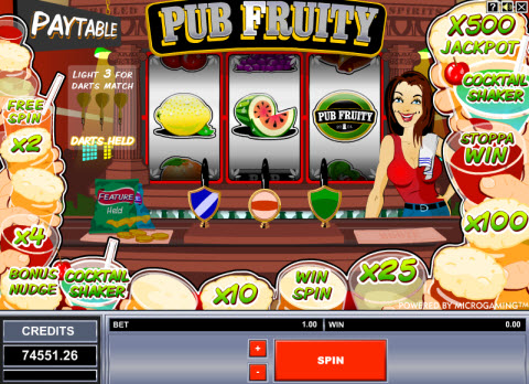 Pub Fruity Fruit Machine Preview