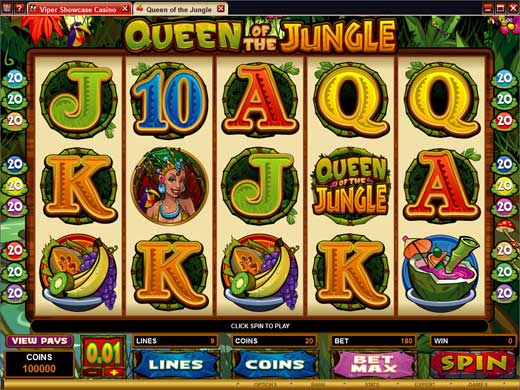 Queen of the Jungle Video Slot Preview