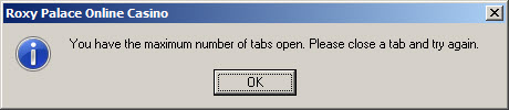 Max Tabs Open