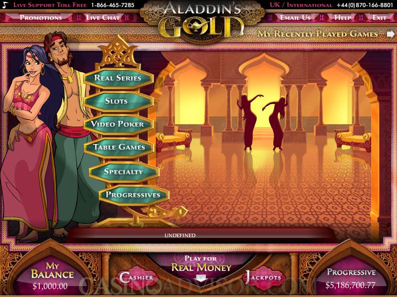 Aladdin Online Casino