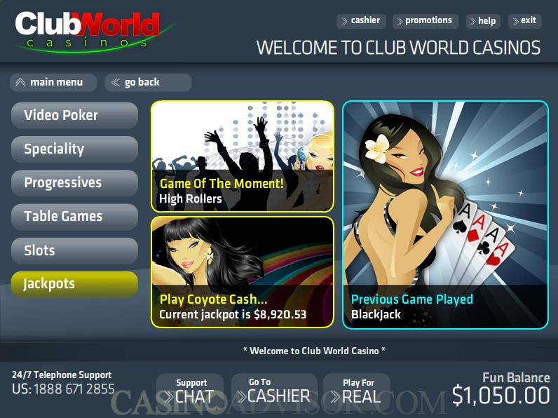 world online casino