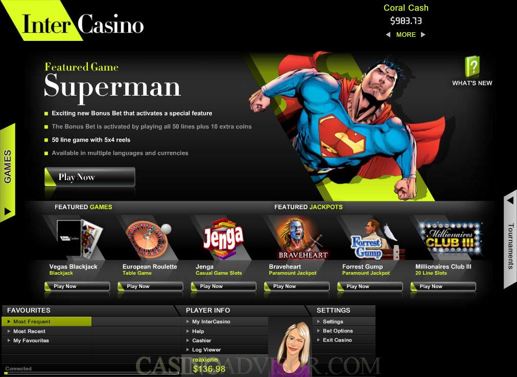 casino intercasino online review in US