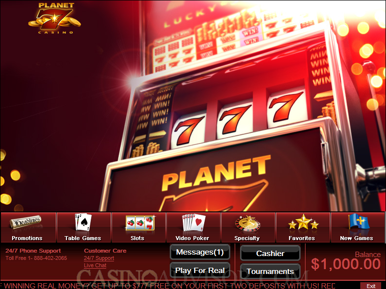 Instant Play Planet 7 Casino