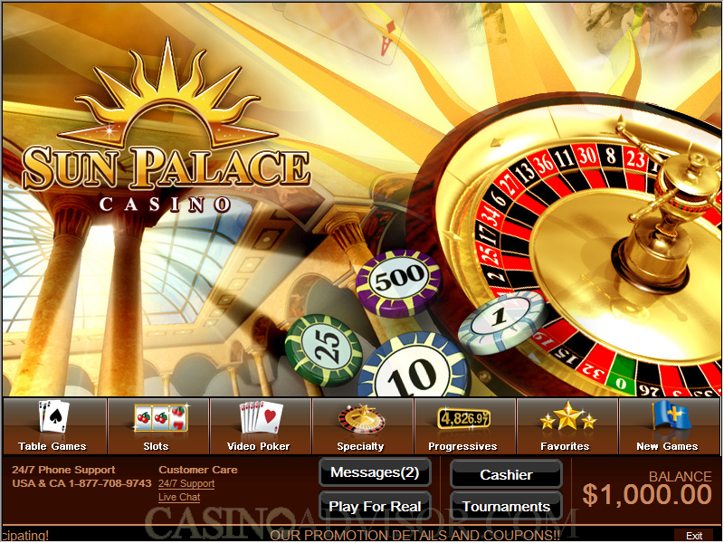 Palace Casino Review - Detailed Objective Review of Sun Palace Online