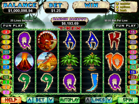 T Rex Video Slot Preview