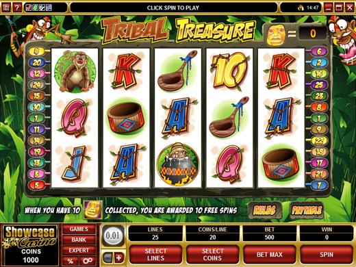 Tribal Treasure Online Casino Video Slot Game Preview