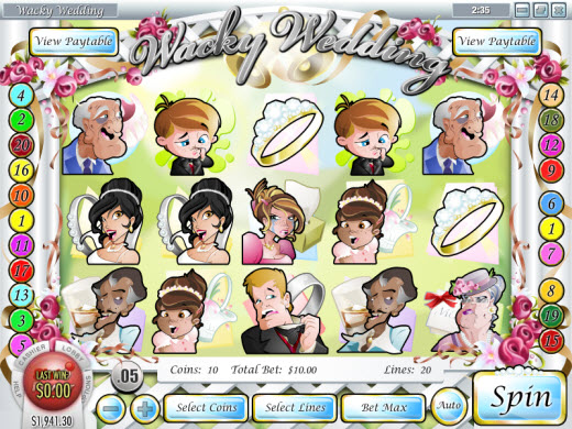 Wacky Wedding Casino Slot Preview