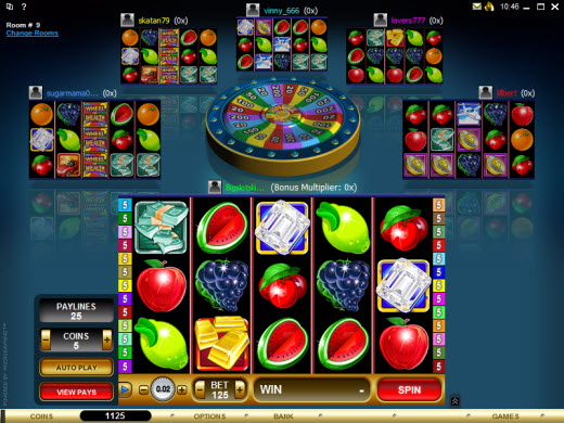 Wheel of Wealth Multiplayer Online Casino Slot Preview